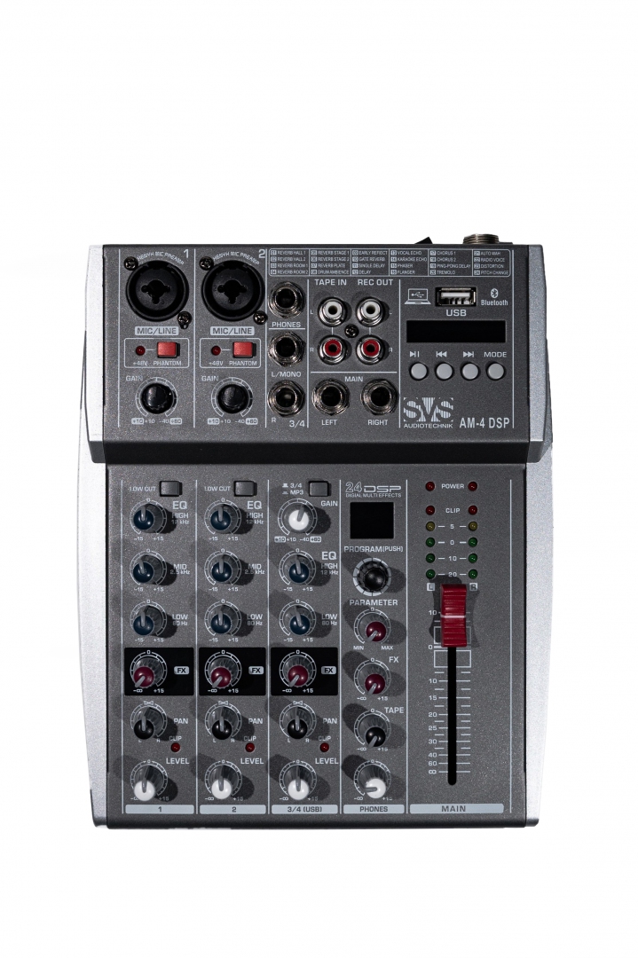 SVS Audiotechnik mixers AM-4 DSP Аналоговый микшерный пульт, 4-канала в Яшкино