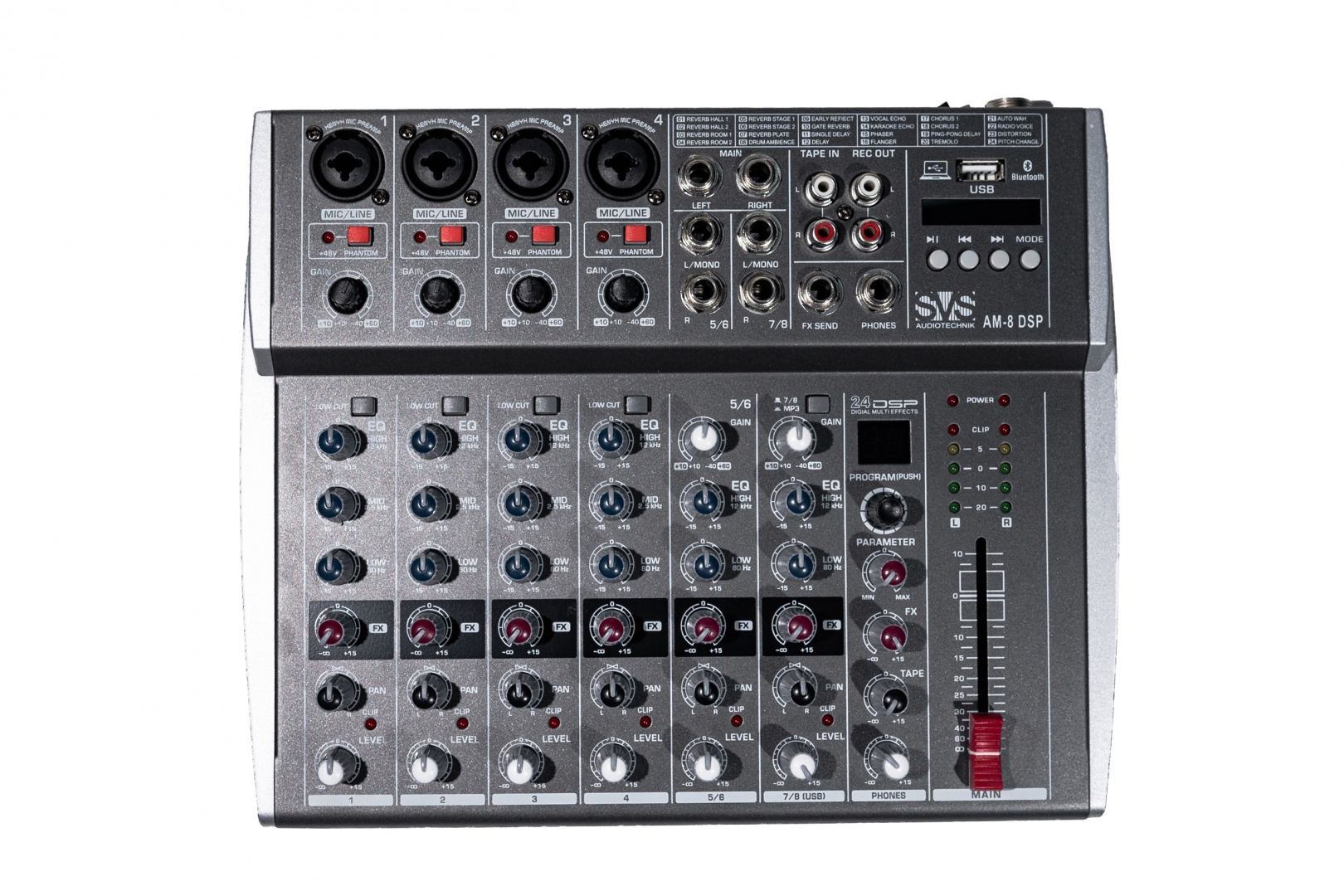 SVS Audiotechnik mixers AM-8 DSP Микшерный пульт аналоговый, 8-канальный в Яшкино