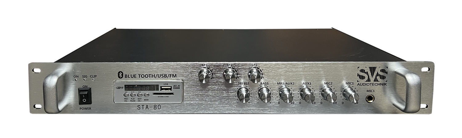 SVS Audiotechnik STA-80 Микшер-усилитель для систем Public Address в Яшкино